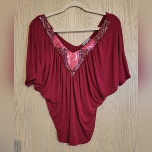 CHARLOTTE RUSSE Beaded top Size M